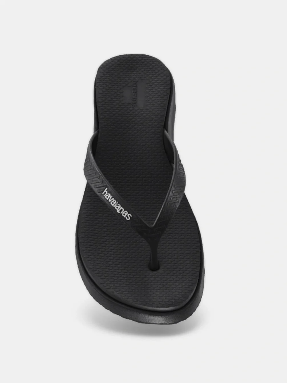 Special Havaianas x Zara collection: Platform Thong Sandals Black NWT - Picture 2 of 9